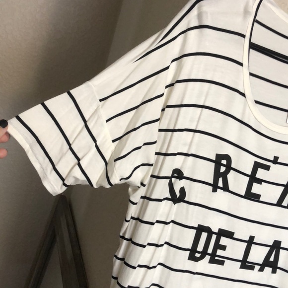 H.I.P. Créme de la Créme striped top NWT - Picture 2 of 6